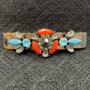 Anthropologie Resin and Crystal Barrette, NWOT